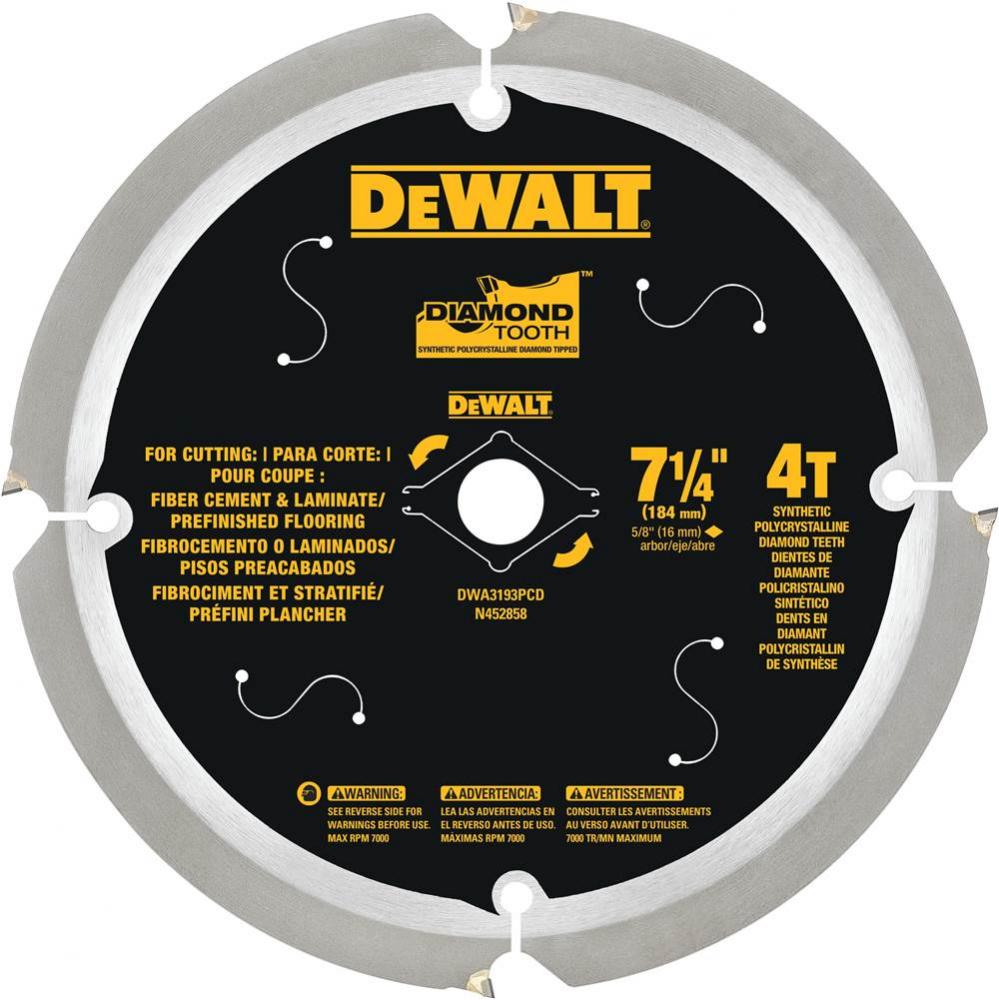 7 1/4&apos;&apos; Fiber Cement/Laminate Saw Blade