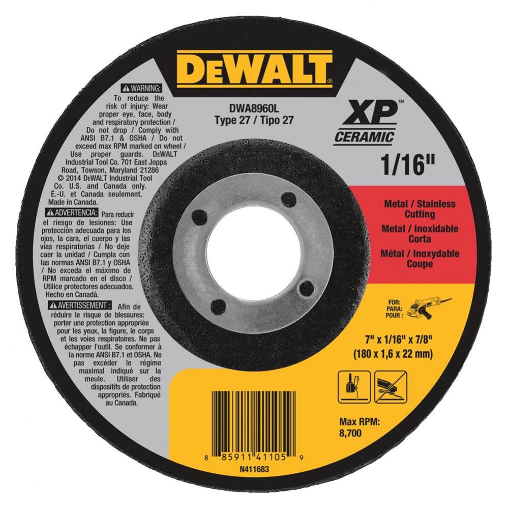 6 x .045 x 7/8 T27 XP CER Fast Cut-Off Wheel