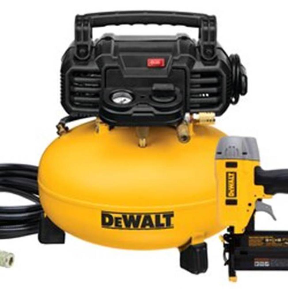 DeWalt 6 Gallon Compressor &amp; Brad Nailer Combo Kit