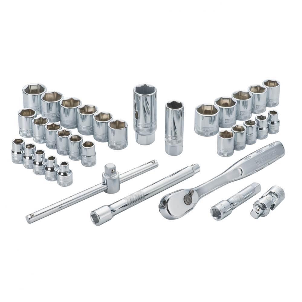 DWMT 34PC 3/8 SD 6PT SET