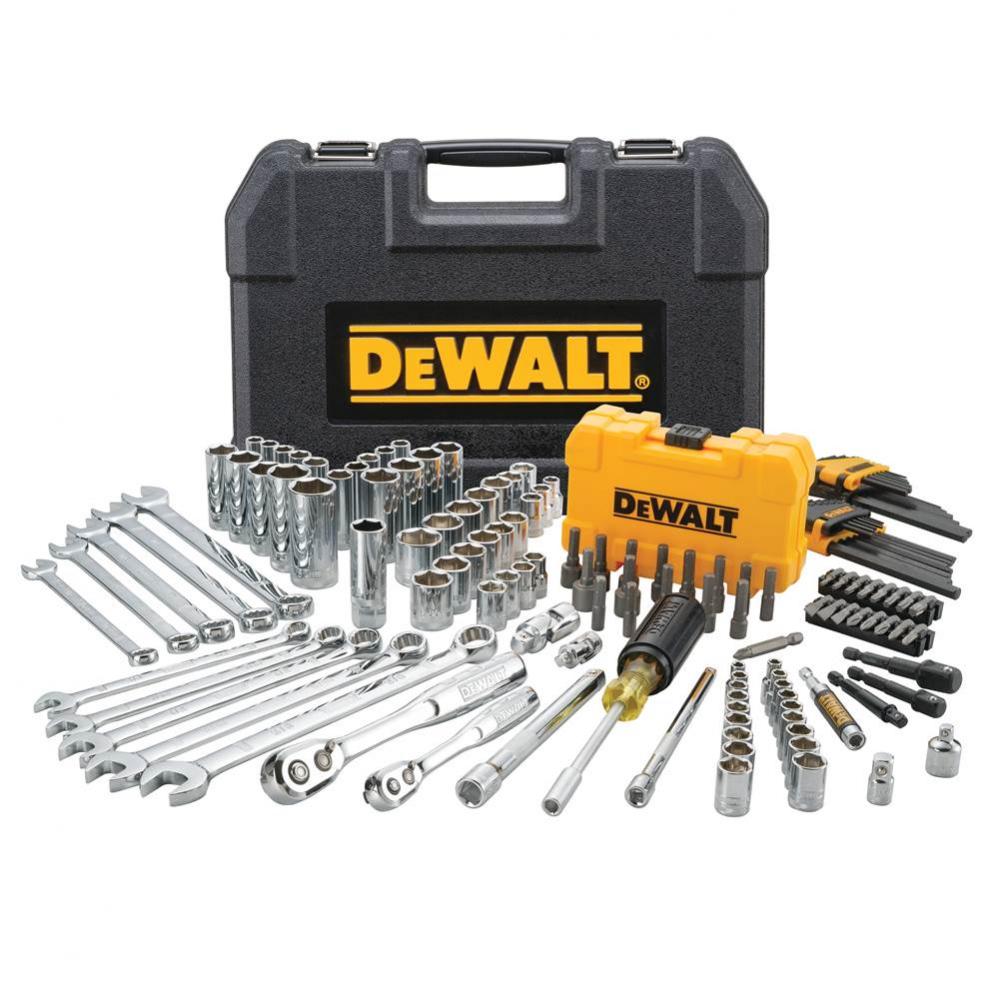 DEWALT Mech Tool Kit, 142 Piece Set, with PTA Case