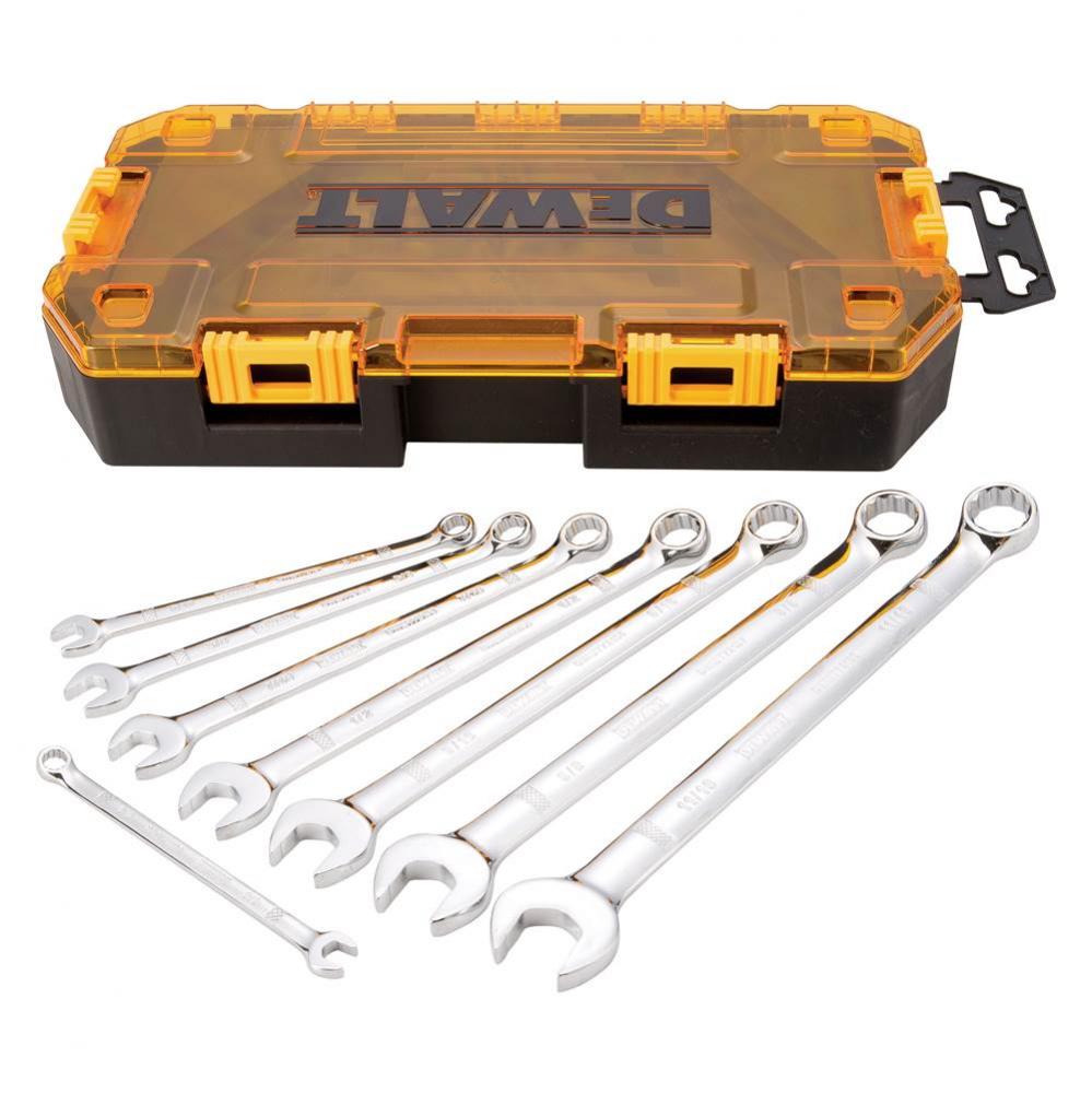 DEWALT Tough Box Tool Kit, SAE Combination Wrench Set