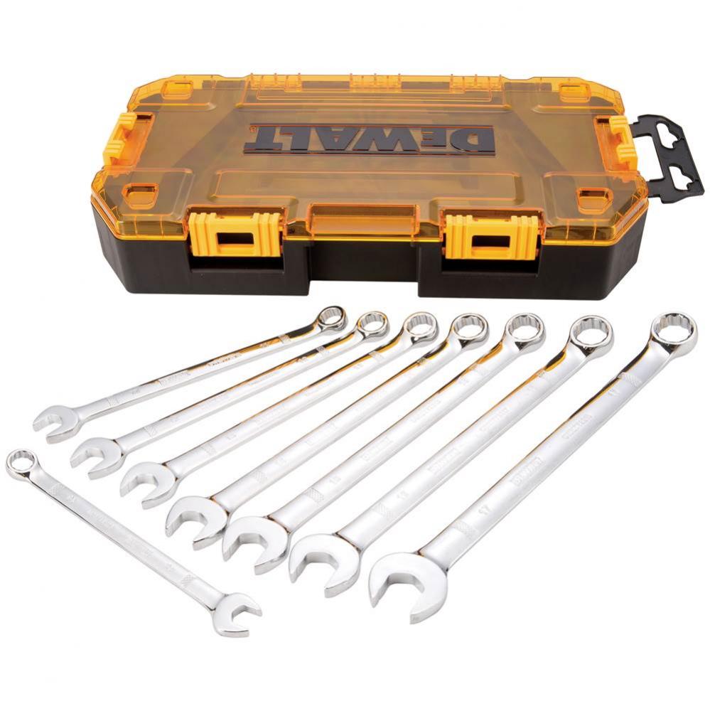DEWALT Tough Box Tool Kit, Metric Combination Wrench Set