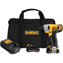 DeWalt DCF815S2 - 12V MAX* Lithium Ion 1/4'' Impact Driver Kit