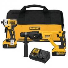 DeWalt DCK233P2 - 20V MAX XR ROTARY HAMMER/IMPACT KI