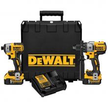 DeWalt DCK299P2 - 20V MAX* XR Lithium Ion Brushless Hammerdrill / Impact Driver Combo Kit (5.0Ah, Kit Box)