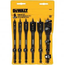 DeWalt DW1587 - 6-Piece Wood Boring Bit Set