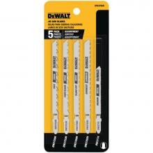 DeWalt DW3795H - 5 PC T SHANK JIGSAW BLADE ASSORTMENT