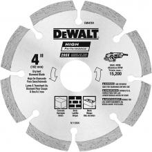 DeWalt DW4782 - 4-1/2'' HP SEGMENTED DIAMOND BLADE