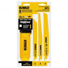 DeWalt DW4896 - 6 PC Recip Blade Set With Case