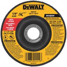 DeWalt DW4949 - 9''X1/4''X7/8'' METL GENERAL PURP GRIND WHL