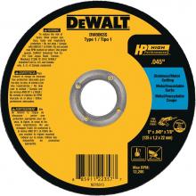 DeWalt DW8063 - 5''X.045''X7/8'' METAL THIN CUT-OFF WHL-TP1