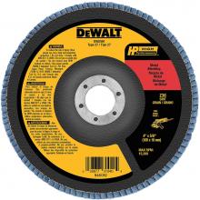 DeWalt DW8300 - 4''X 5/8'' 36 GRIT ZIRCONIA FLAP DISC