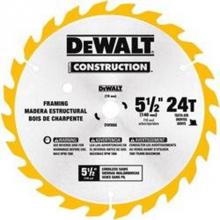 DeWalt DW9066 - 5-1/2'' 24T CORDLESS CONSTRUCTION BLADE