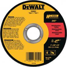DeWalt DWA8062F - 4-1/2 x .040 x 7/8 T1 HP Fast Cut-Off Wheel