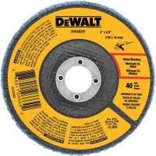 DeWalt DWA8201 - 4'' x 5/8'' 40 Grit Zirconium T29 Flap Disc