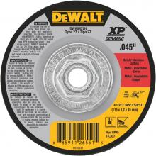 DeWalt DWA8957H - 4-1/2 X .045 X 5/8''-11 XOP T27 CUT