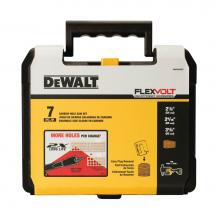 DeWalt DWAFV07SET - 7 pc Carbide Wood Drilling Hole Saw Kit (2 1/8'', 2 9/16'', 3 5/8'')