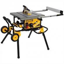 DeWalt DWE7491RS - 10'' WHEELED JOB SITE TABLE SAW with wheeled mobility, 32 1/2'' rip capacity