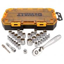 DeWalt DWMT73804 - DEWALT Tough Box Tool Kit, 1/4'' & 3/8'' Drive Socket Set