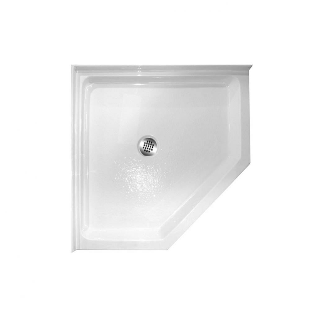 Thermal Cast Acrylic 38 x 38 x 5 Shower Base in White ABC 3838