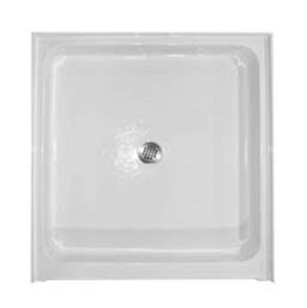Thermal Cast Acrylic 42 x 42 x 7 Shower Base in White AB 4242
