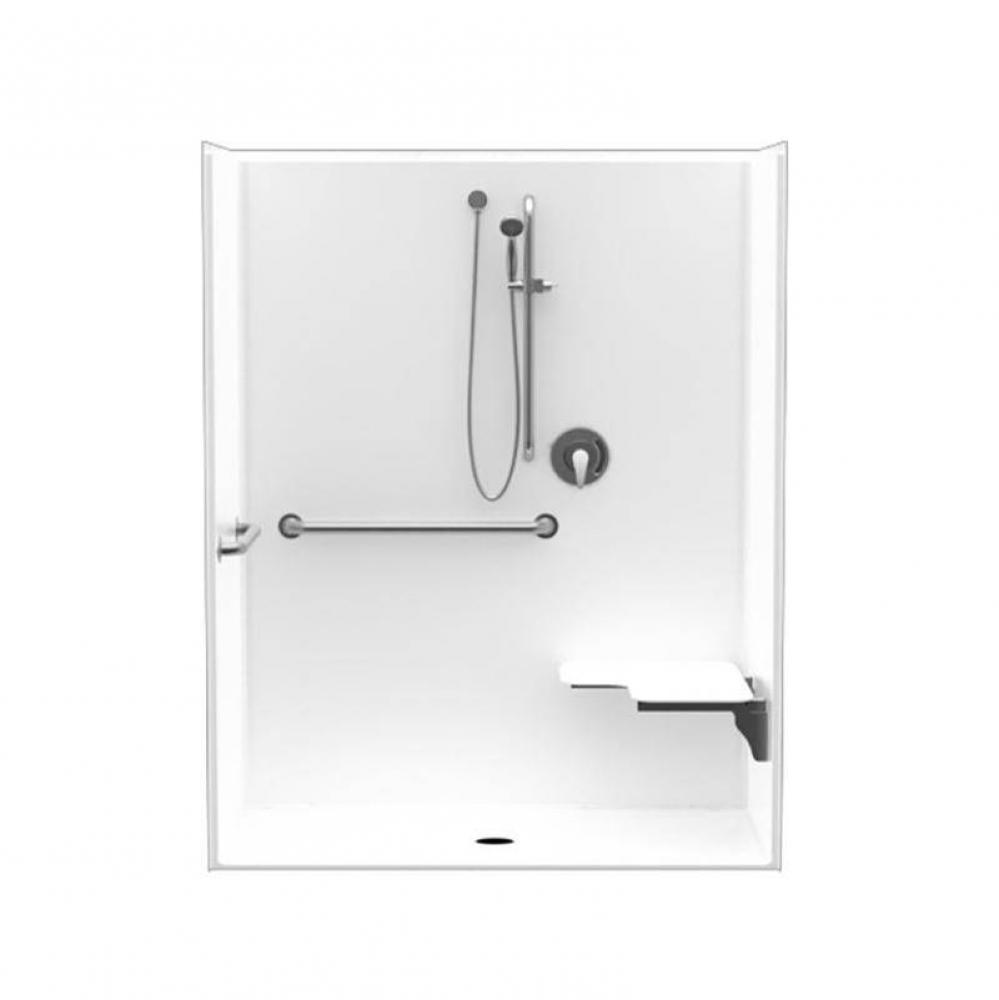 Alcove AcrylX 32 x 62 x 78 Shower in White QSI 6233BF-F .75