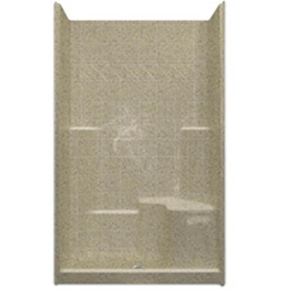 Alcove AcrylX 37 x 48 x 79 Shower in Mink Granite M 3648 SH 3P 1S