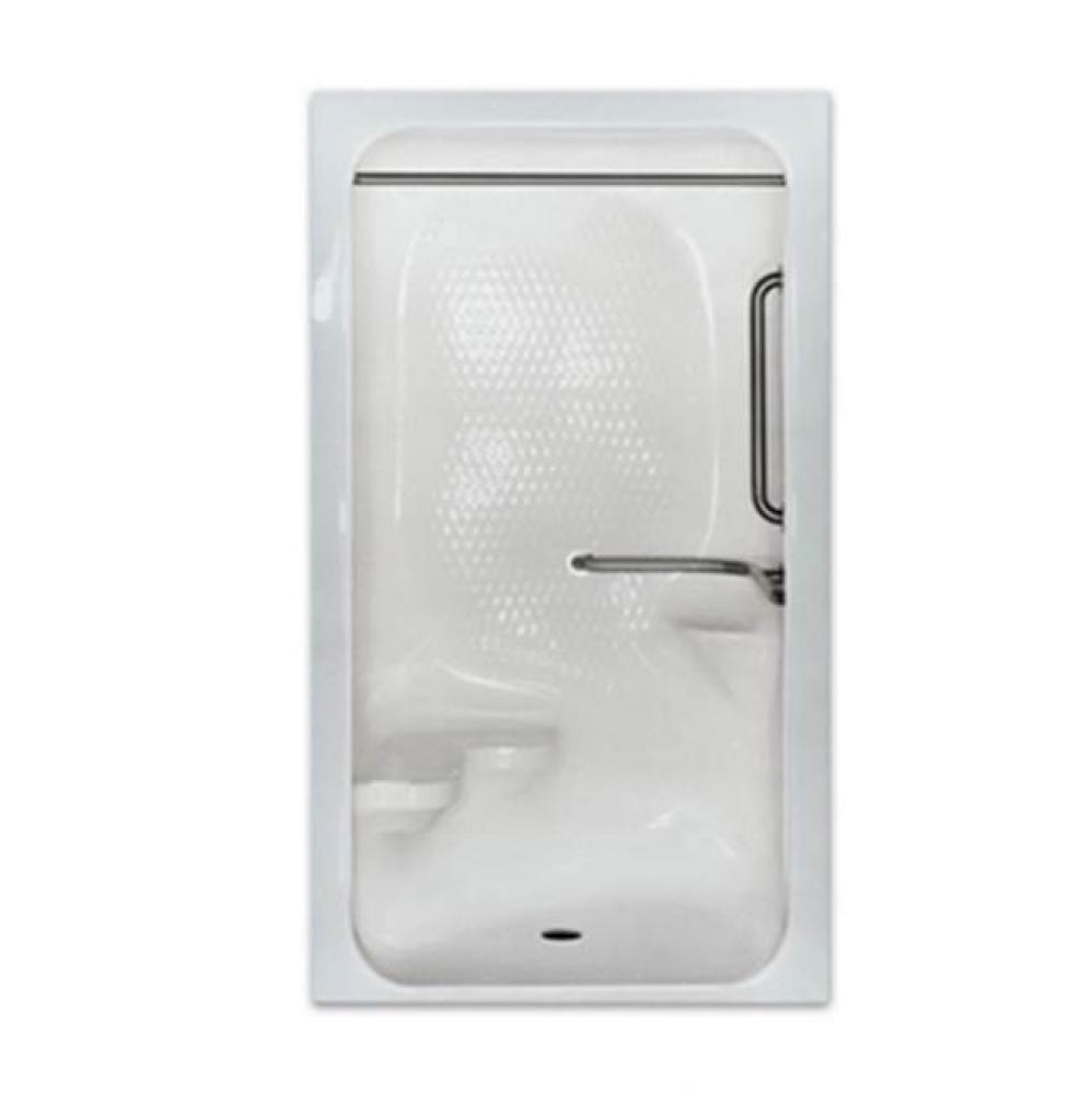 Alcove Thermal Cast Acrylic 35 x 48 x 84 Shower in White A4836IBS