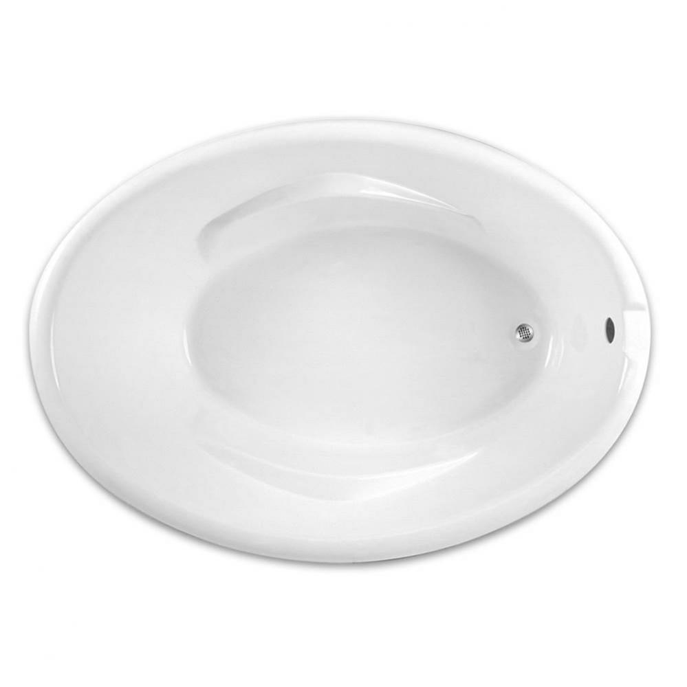 Drop-in AcrylX 59 x 41 x 22 Bath in Almond G4260OV