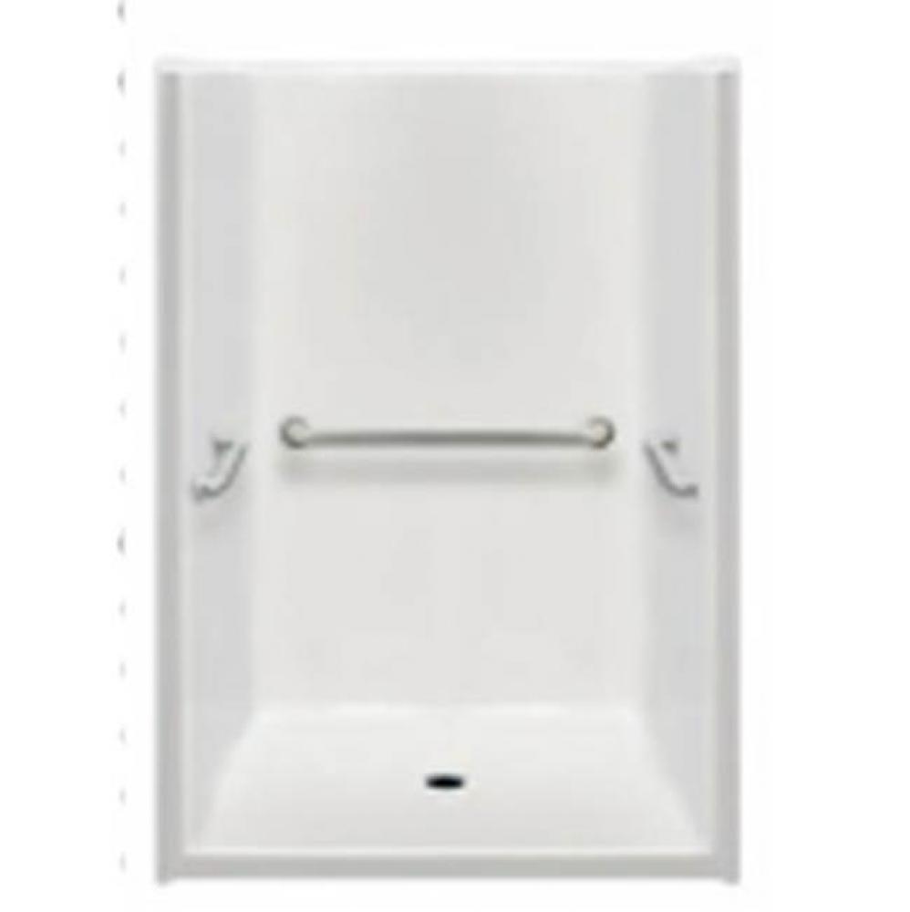 Alcove AcrylX 37 x 48 x 78 Shower in Biscuit Granite G4836IBS
