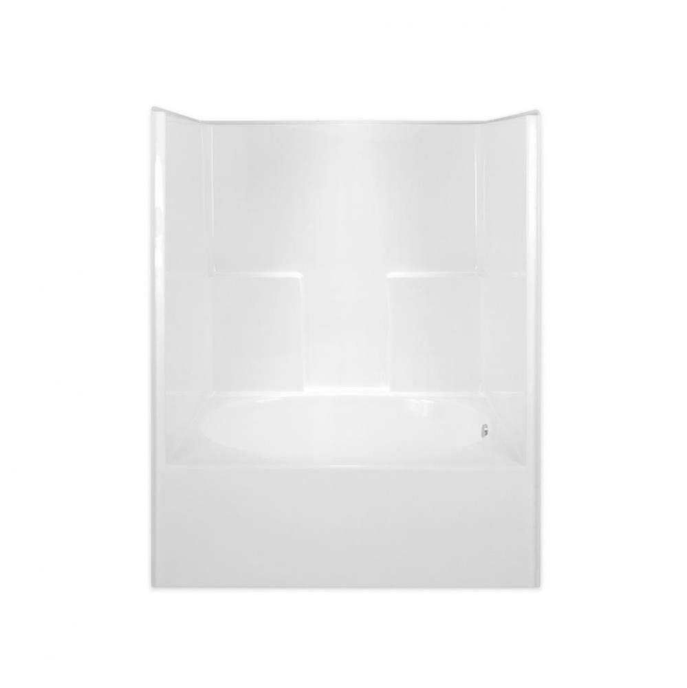 Alcove AcrylX 36 x 60 x 75 Tub Shower in Silver G6042TSHS L/R
