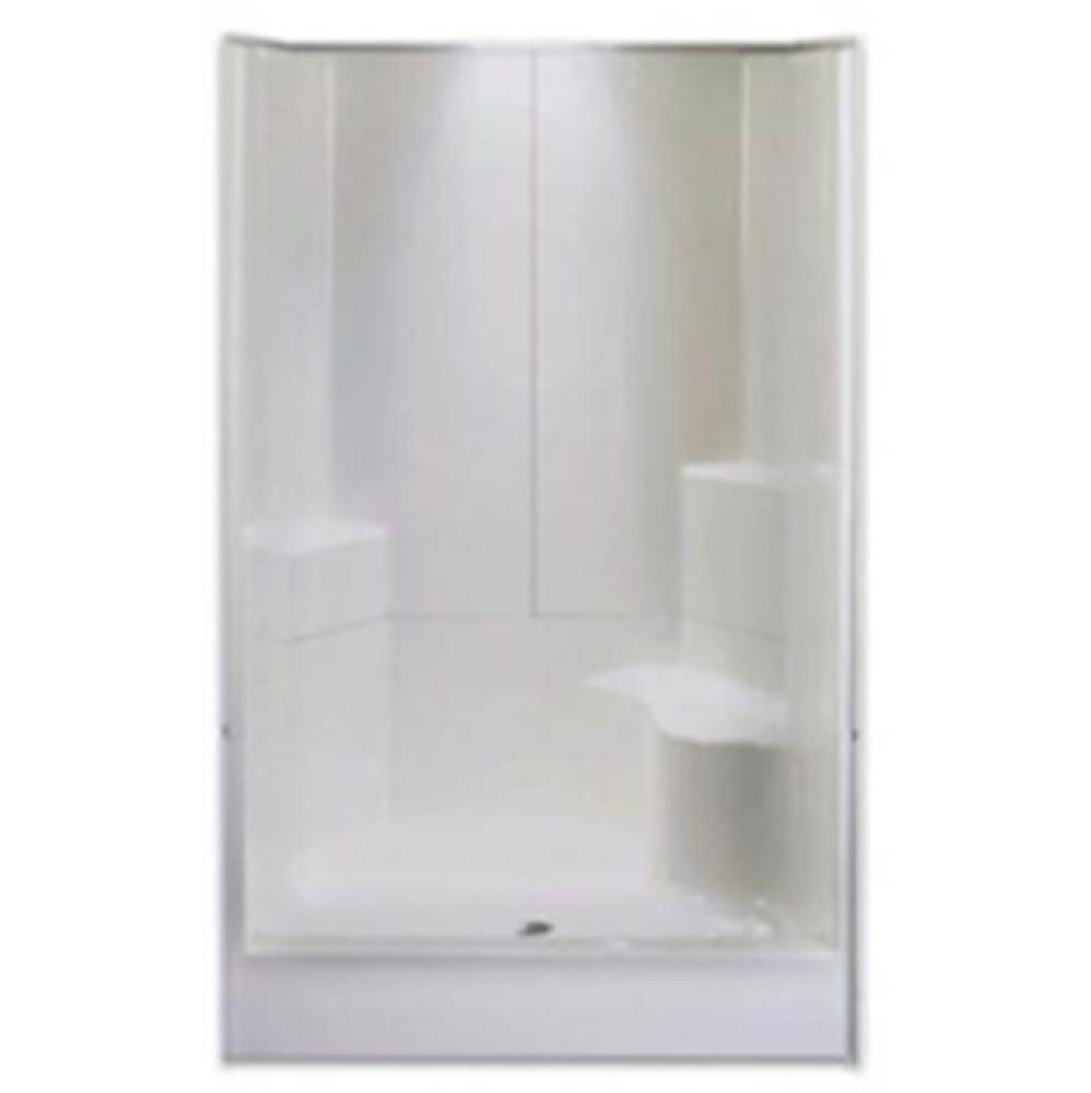 Alcove AcrylX 35 x 48 x 77 Shower in Mexican Sand G4887SH3P1S