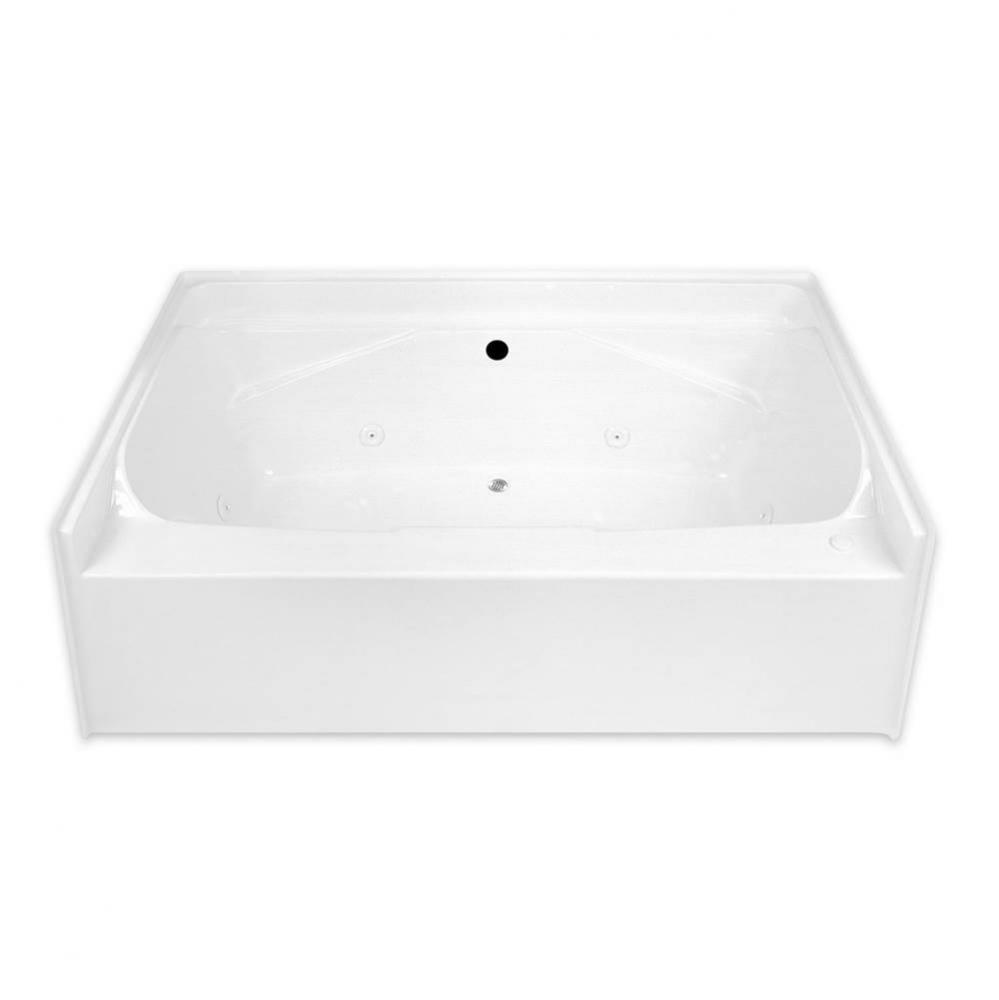 Alcove AcrylX 72 x 41 x 24 Bath in White Granite G7224TOC