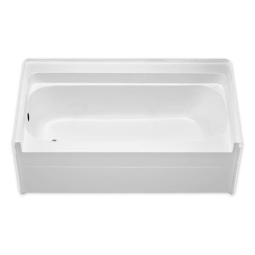 Alcove AcrylX 60 x 32 x 22 Bath in White Granite G6032TO