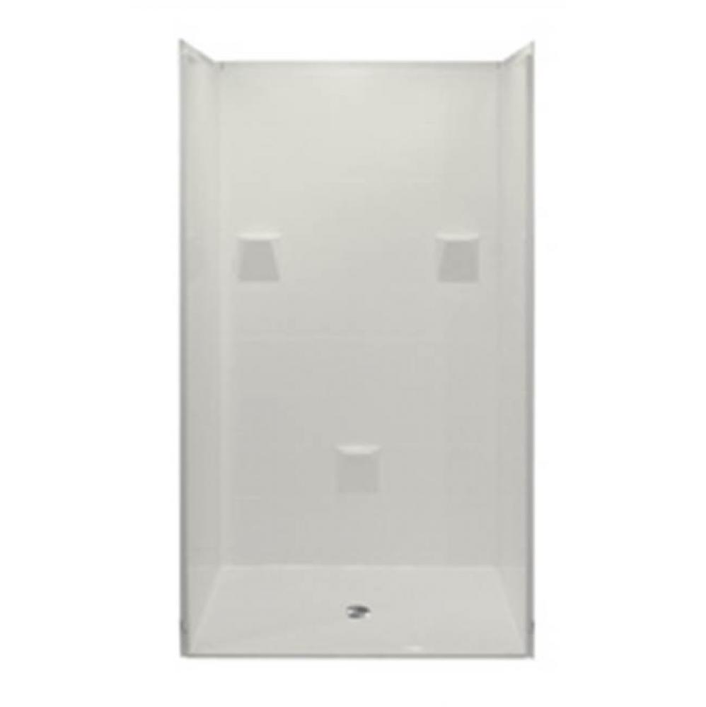 Alcove AcrylX 37 x 48 x 78 Shower in Biscuit MP 4836 BF 4P .875