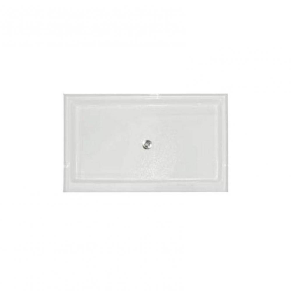 Thermal Cast Acrylic 48 x 34 x 5 Shower Base in White AB 3448