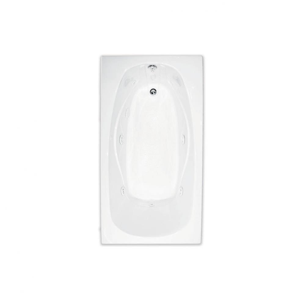 Drop-in Thermal Cast Acrylic 60 x 36 x 21 Bath in White RN 6636