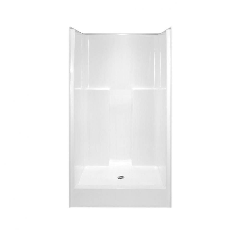 Alcove AcrylX 37 x 42 x 74 Shower in White Granite G4236SH