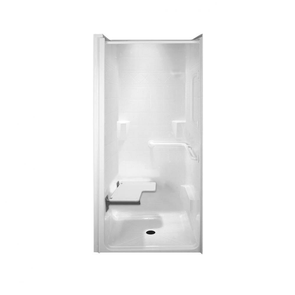 Alcove AcrylX 39 x 40 x 82 Shower in White QSI 3938BF .625