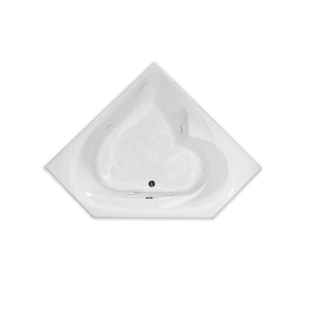Drop-in Thermal Cast Acrylic 59 x 59 x 20 Bath in White RN 6060