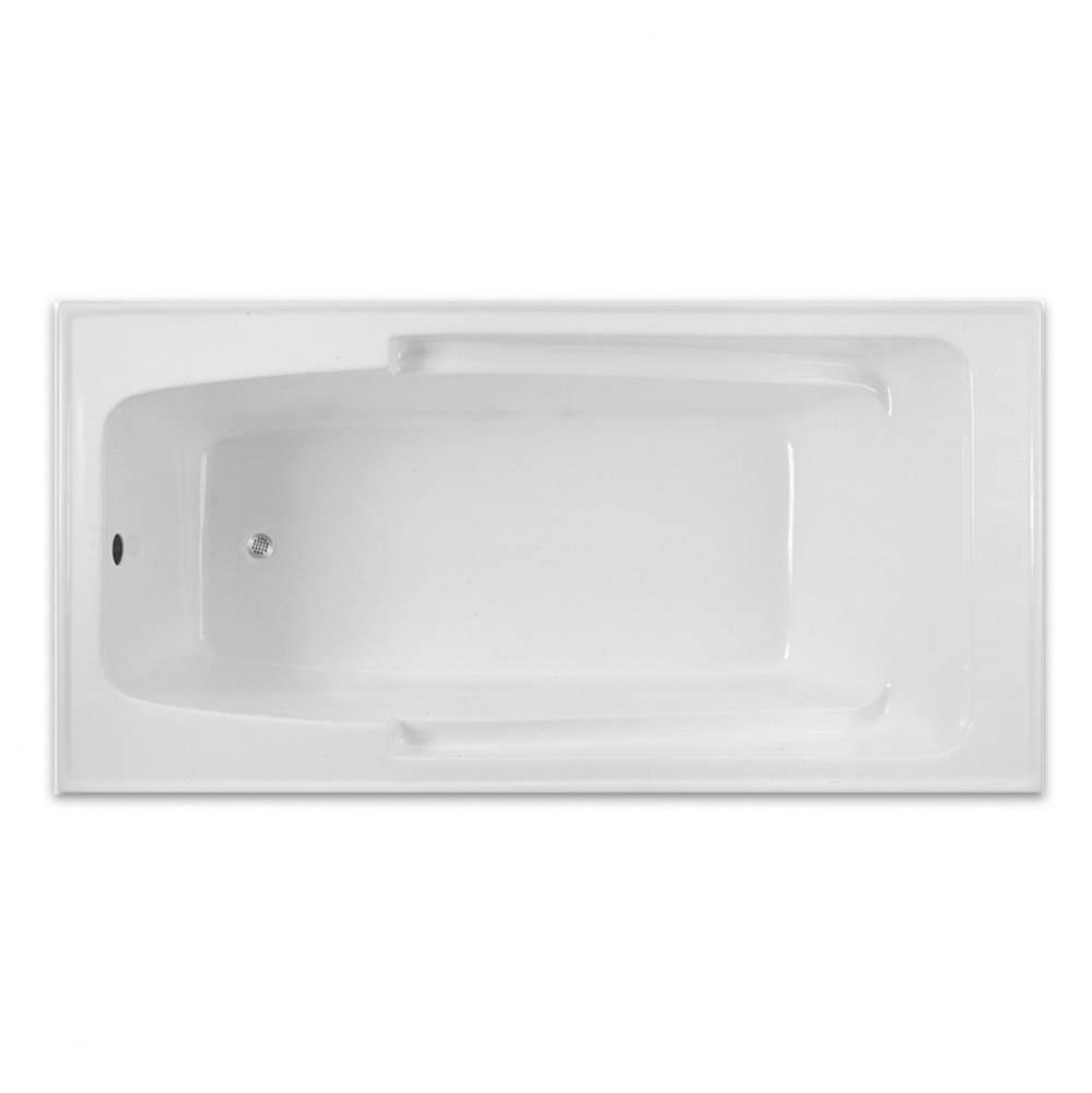 Drop-in AcrylX 72 x 36 x 23 Bath in White Granite G3672TO