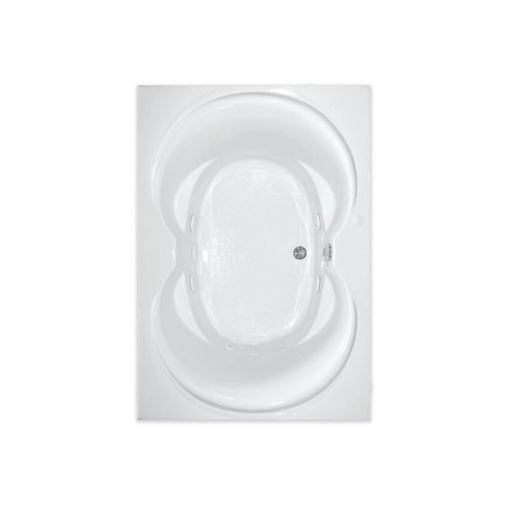 Drop-in Thermal Cast Acrylic 60 x 42 x 22 Bath in White RN RIO 6042