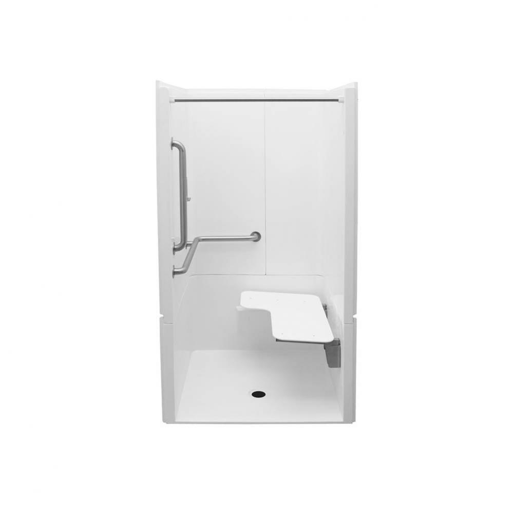 Alcove AcrylX 38 x 42 x 77 Shower in White QSI 3637BF 3P .625 RRF