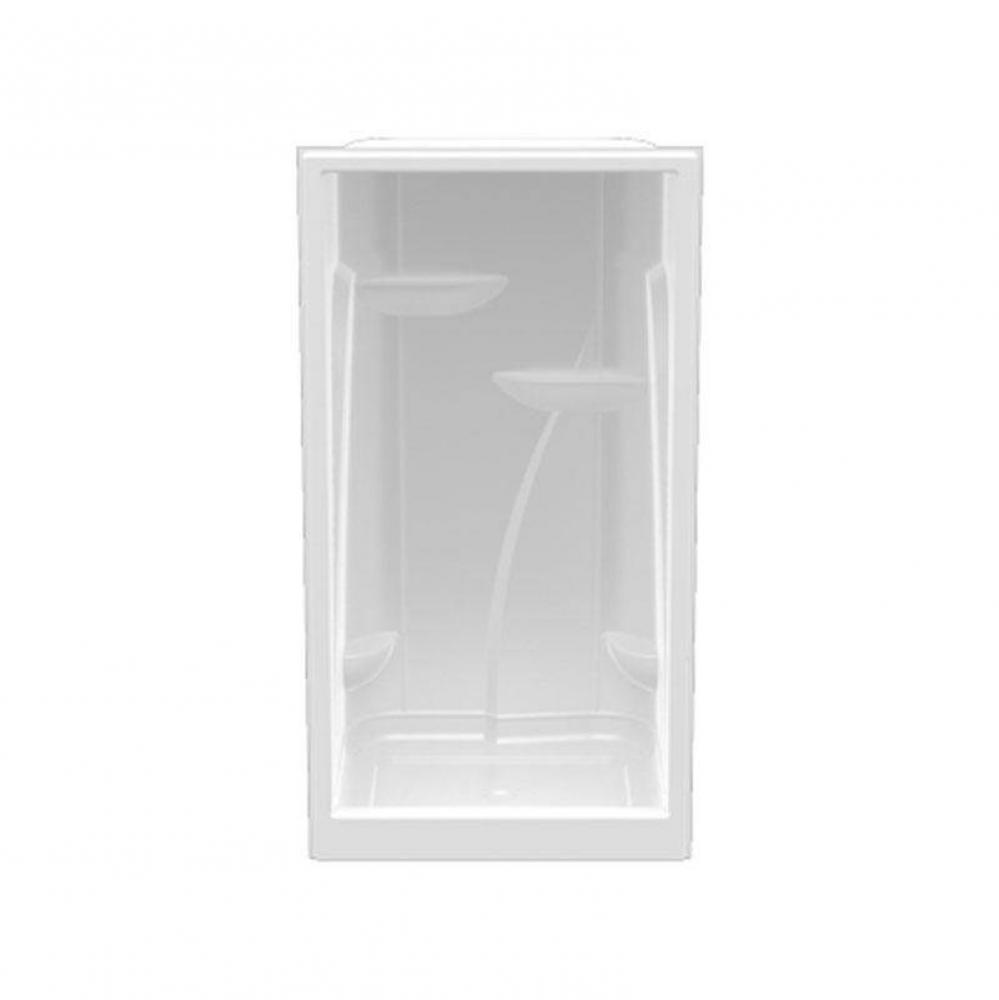 Alcove Thermal Cast Acrylic 35 x 48 x 90 Shower in Biscuit A4890SH NS