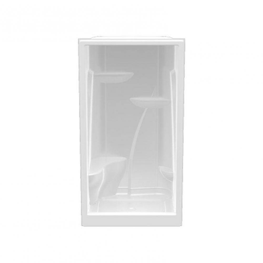 Alcove Thermal Cast Acrylic 35 x 48 x 90 Shower in Biscuit A4890SH 1S