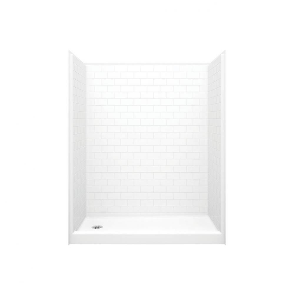 Alcove AcrylX 31 x 60 x 76 Shower in White G 16030 SH SST Alcove Shower