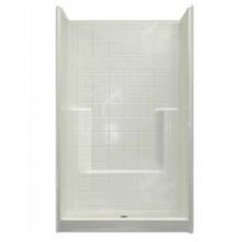 Hamilton Bathware HA001599-C-000-BIS - Alcove Solid Surface 35 x 48 x 74 Shower in Biscuit STN4836SH TILE