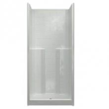 Hamilton Bathware HA001382-C-000-DGR - Alcove AcrylX 36 x 36 x 80 Shower in Dune Granite M3678SHTile