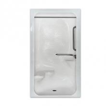 Hamilton Bathware HA001308-C-000-WHT - Alcove Thermal Cast Acrylic 35 x 48 x 84 Shower in White A4836IBS